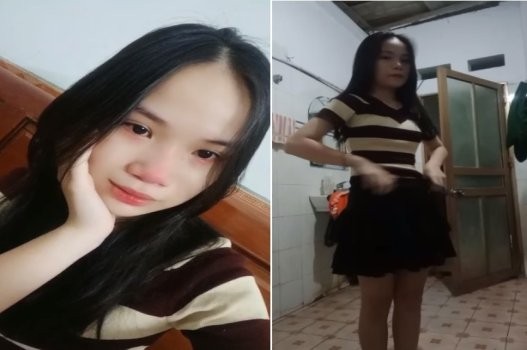Poster of Khánh Huyền dâm đãng lộ clip sex nên khóc lóc